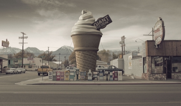 Photograph Matteo Musci Giant Ice Cream on One Eyeland